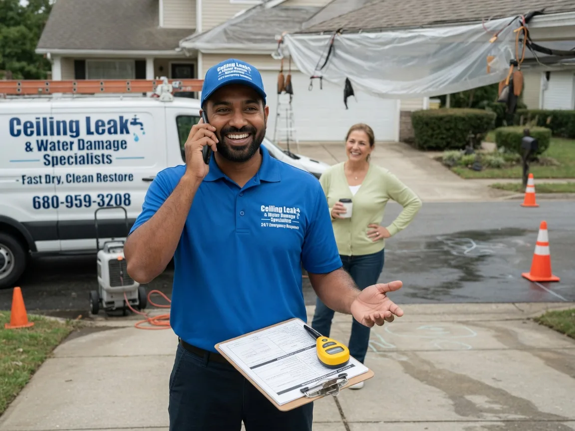 Ceiling Leak Cleanup Le Grand, IA FAQs